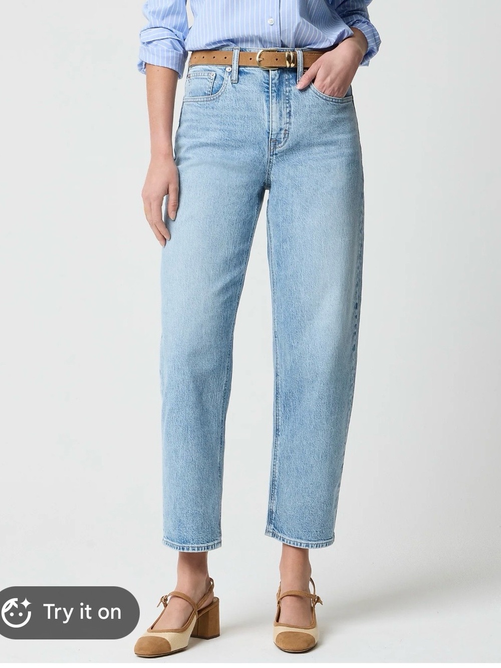 J. Crew Slim Barrel Jean in Jeanne Wash Size 30T. NWT